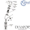 Ideal Standard Avon 21 Plr Taps Self Cls Pair Non Domestic Tap Spare Parts